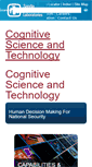 Mobile Screenshot of cognitivescience.sandia.gov
