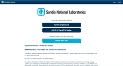 Desktop Screenshot of prod.sandia.gov