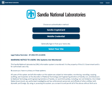 Tablet Screenshot of prod.sandia.gov