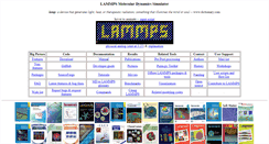 Desktop Screenshot of lammps.sandia.gov